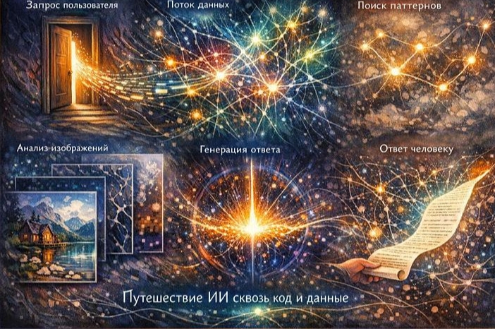 Нейрографическая визуализация: шесть этапов путешествия ИИ
